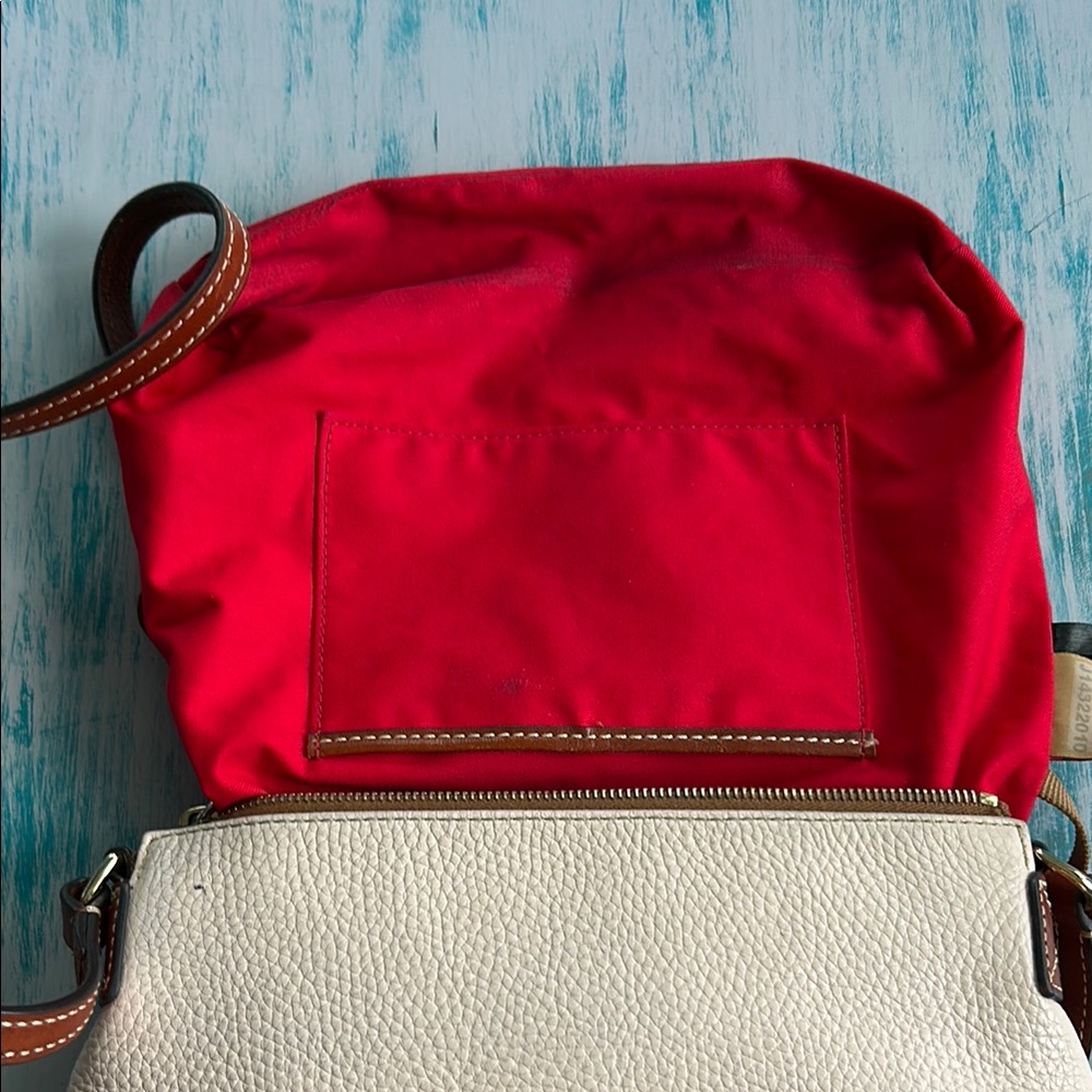 Dooney & Bourke Blush Pink and Brown Crossbody Bag - Picture 9 of 12